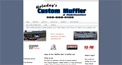 Desktop Screenshot of holadayscustommuffler.com